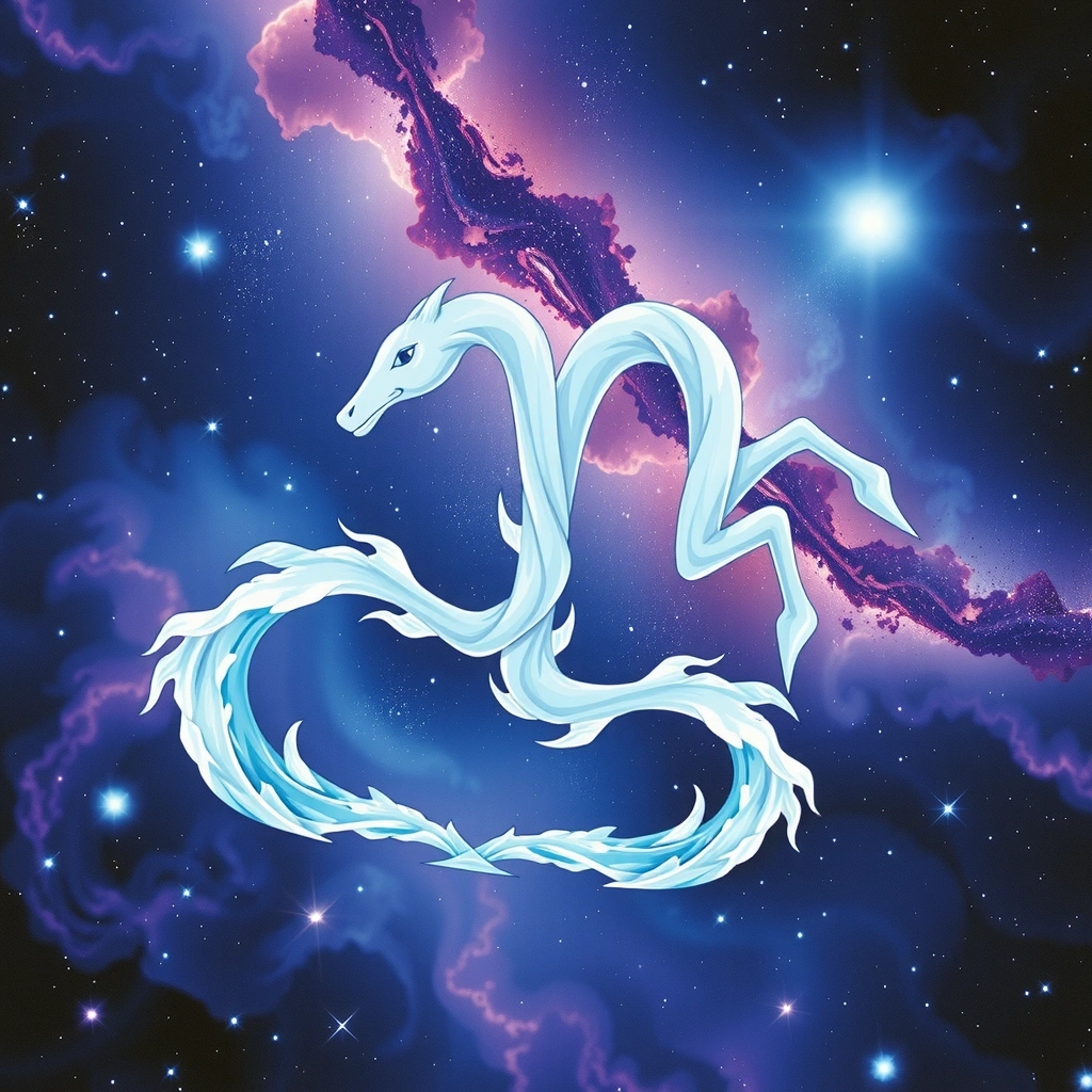 Wodnik - znak zodiaku w przestrzeni kosmicznej